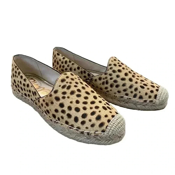 Sam Edelman Shoes - Sam Edelman Kesia Animal Print Calf Hair Espadrilles Size 7